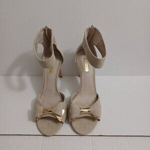 LOUISE ET CIE LO- KIKI HEEL BOW SANDALS SIZE 9.5